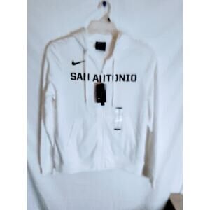 NWT San Antonio Spurs White Nike Tech Jacket size medium